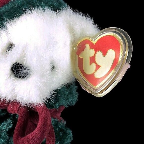 Ty Beanie Baby Klause Christmas plush Teddy Bear with origional tag - Picture 2 of 7